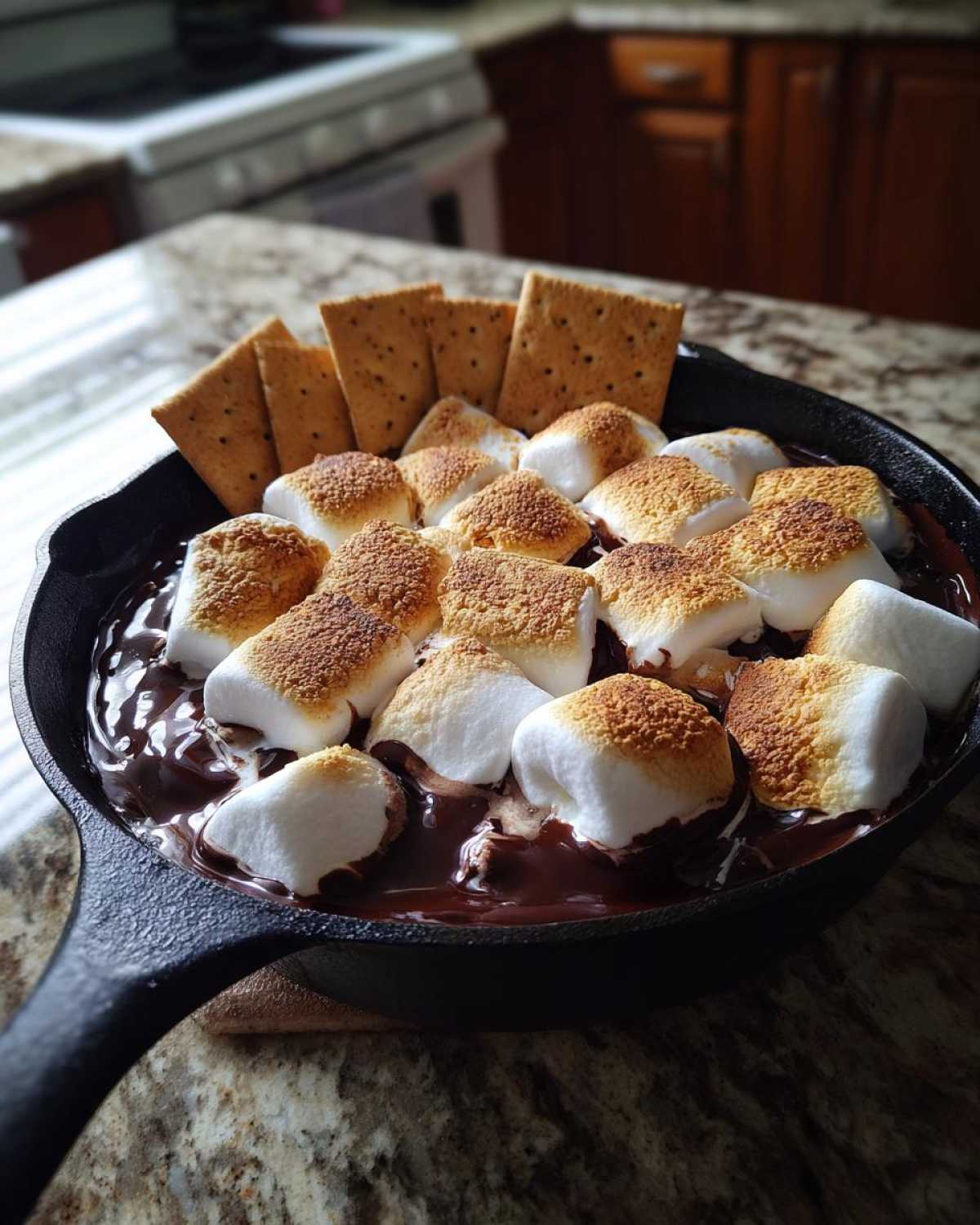 S’mores Dip in a Skillet - detail 4