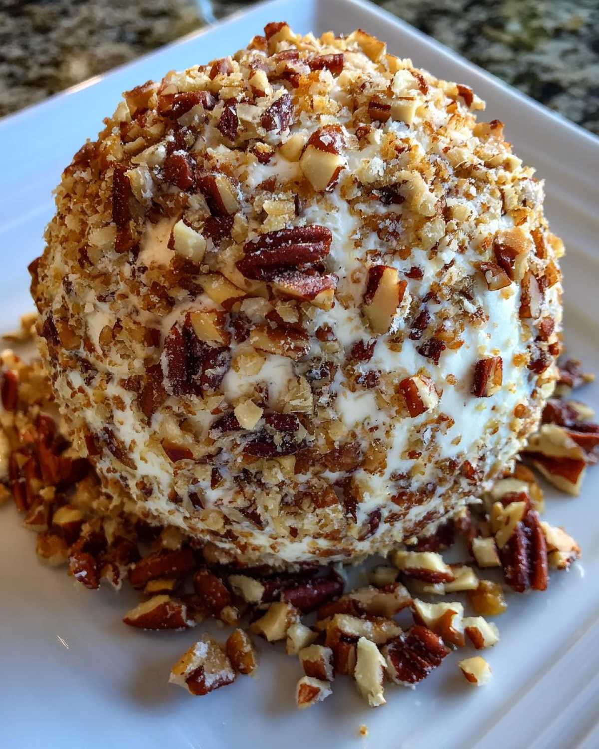 Snowball Cheese Ball - detail 2