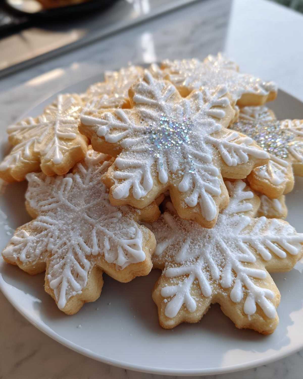 Snowflake Sugar Cookies - detail 2