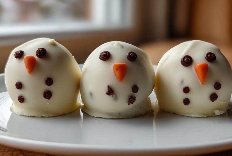 Snowman Oreo Truffles