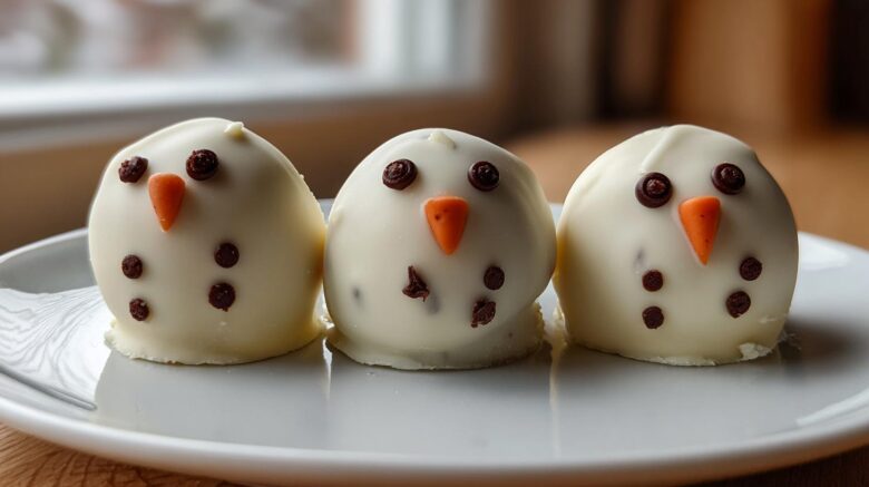 Snowman Oreo Truffles
