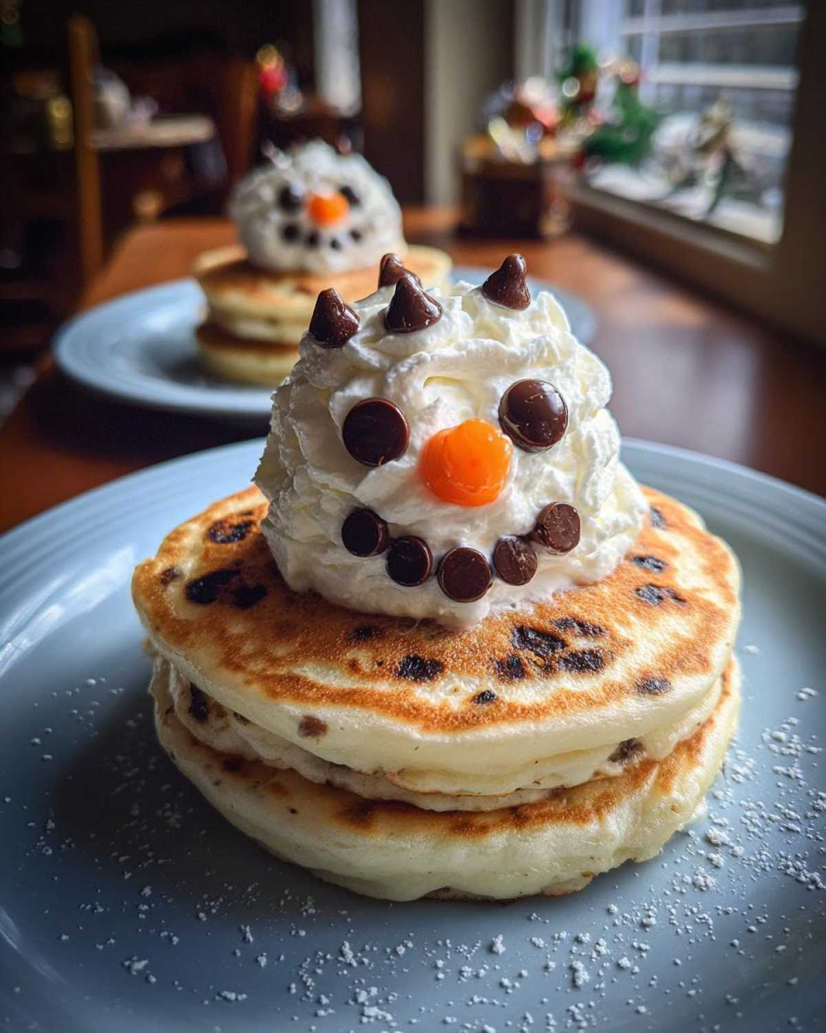 Snowman Pancakes - detail 3