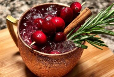 Spiced Cranberry Moscow Mule