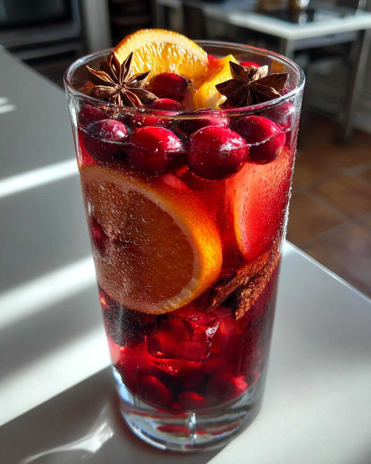 Spiced Cranberry Sangria - detail 1