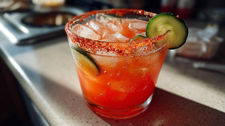Spicy Pickle Margarita