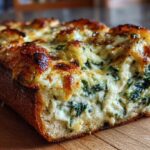 Spinach Artichoke Dip Stuffed Bread