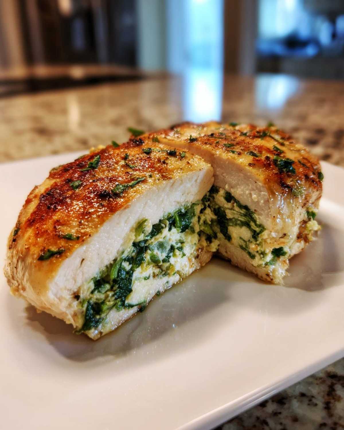 Spinach Feta Stuffed Chicken - detail 1