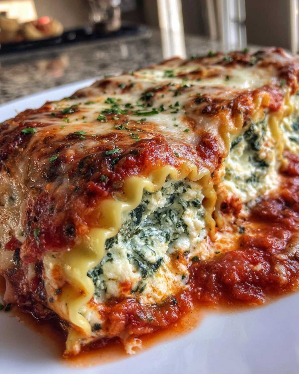 Spinach Lasagna Roll-Ups - detail 4