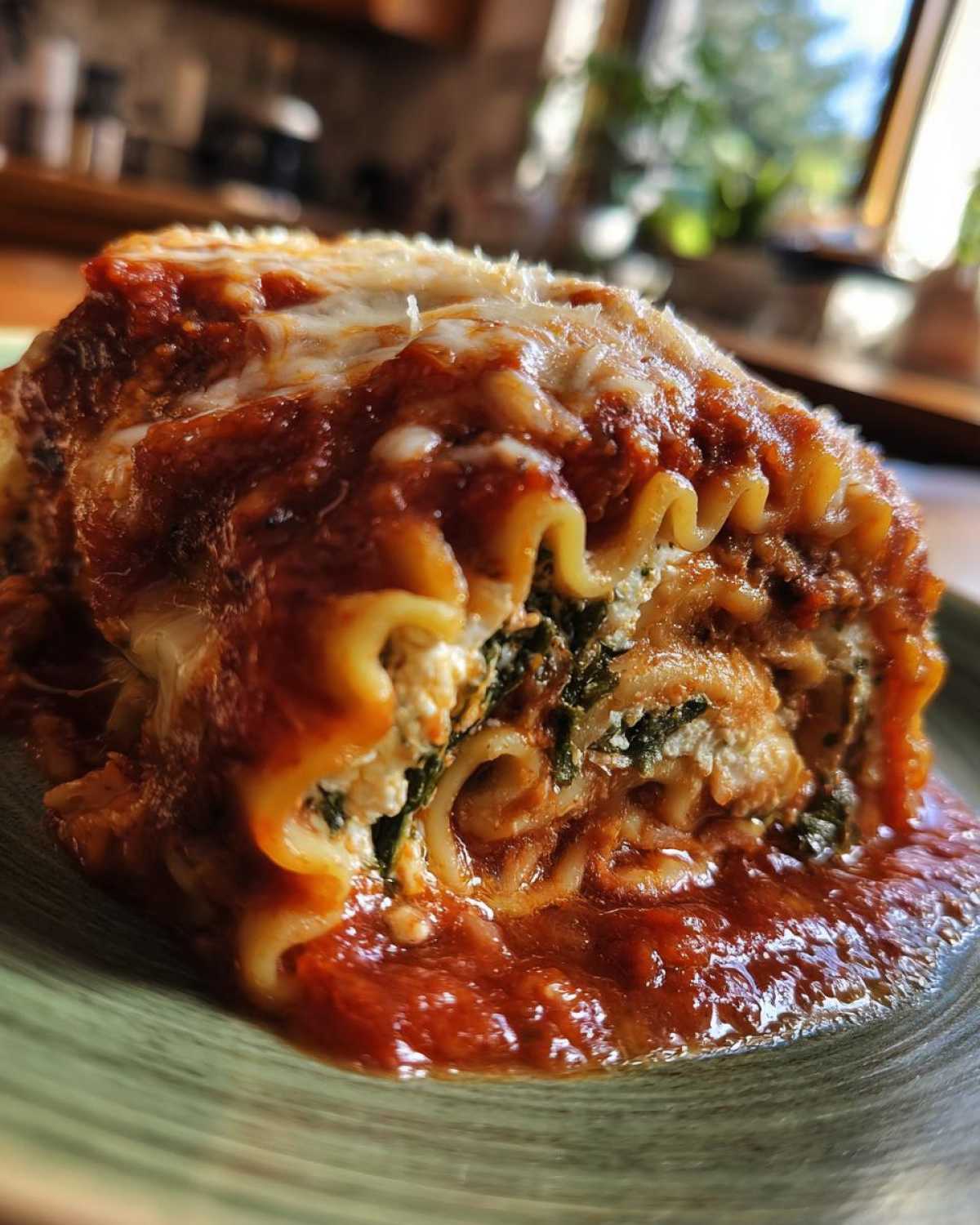 Spinach Lasagna Roll-Ups - detail 3