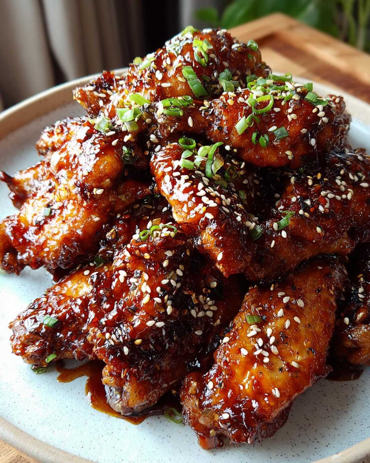 Sticky Honey Garlic Chicken Wings - detail 2