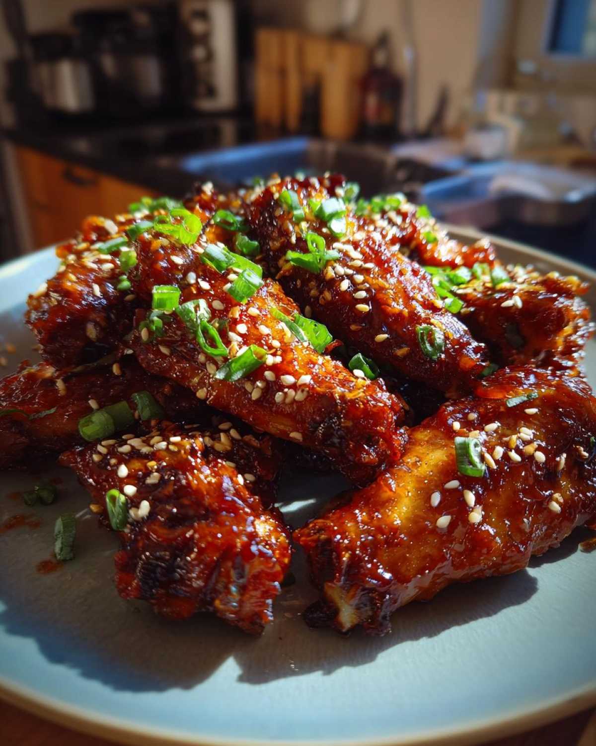 Sticky Honey Garlic Chicken Wings - detail 4