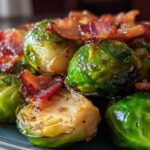 Sticky Maple Bacon Brussels Sprouts