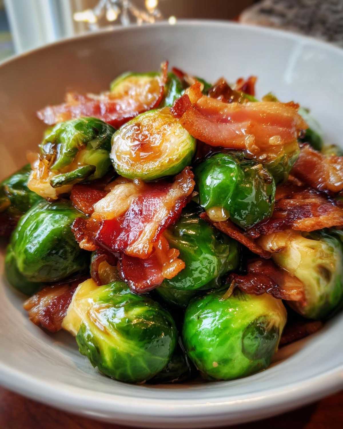 Sticky Maple Bacon Brussels Sprouts - detail 4