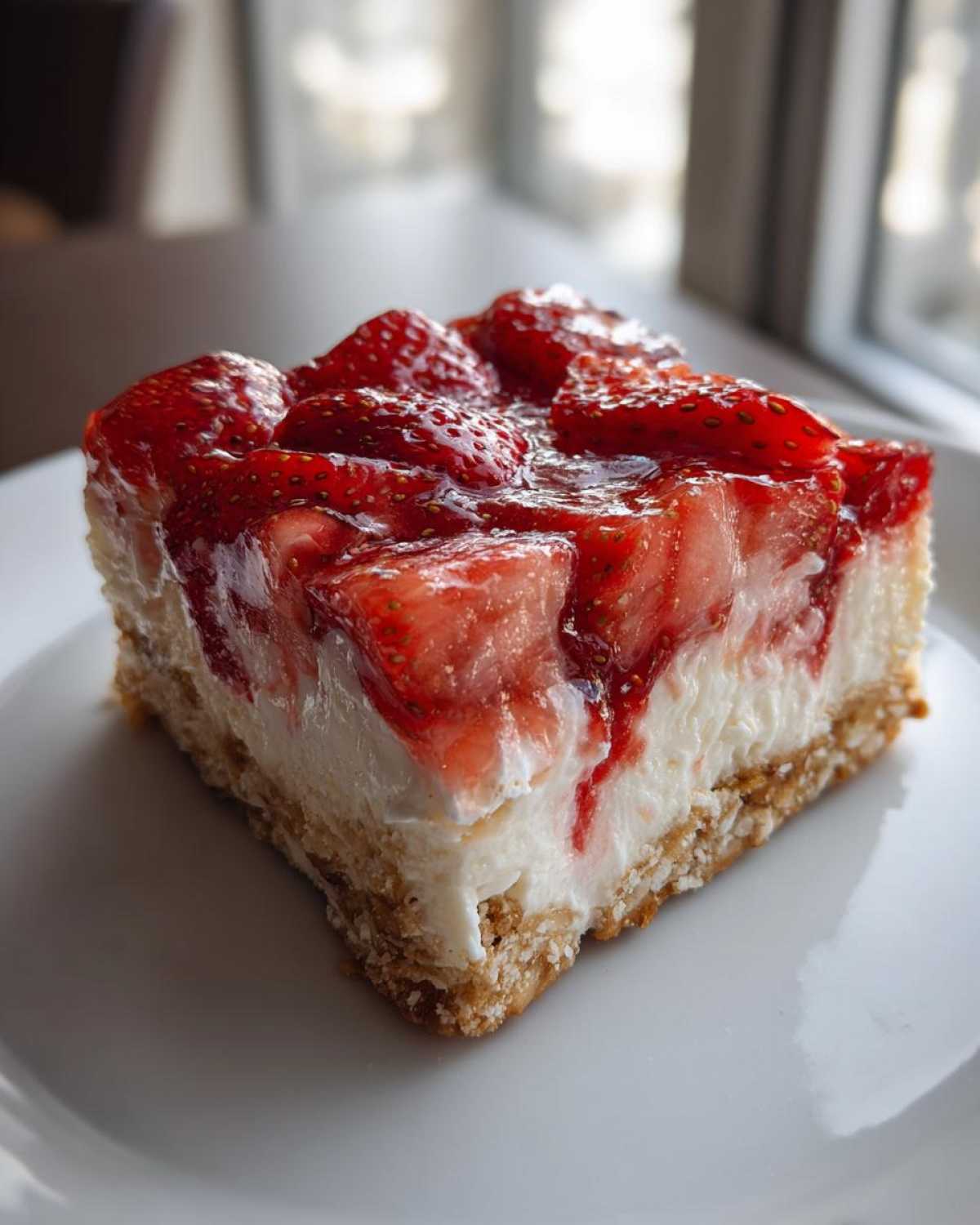 Strawberry Pretzel Salad - detail 1