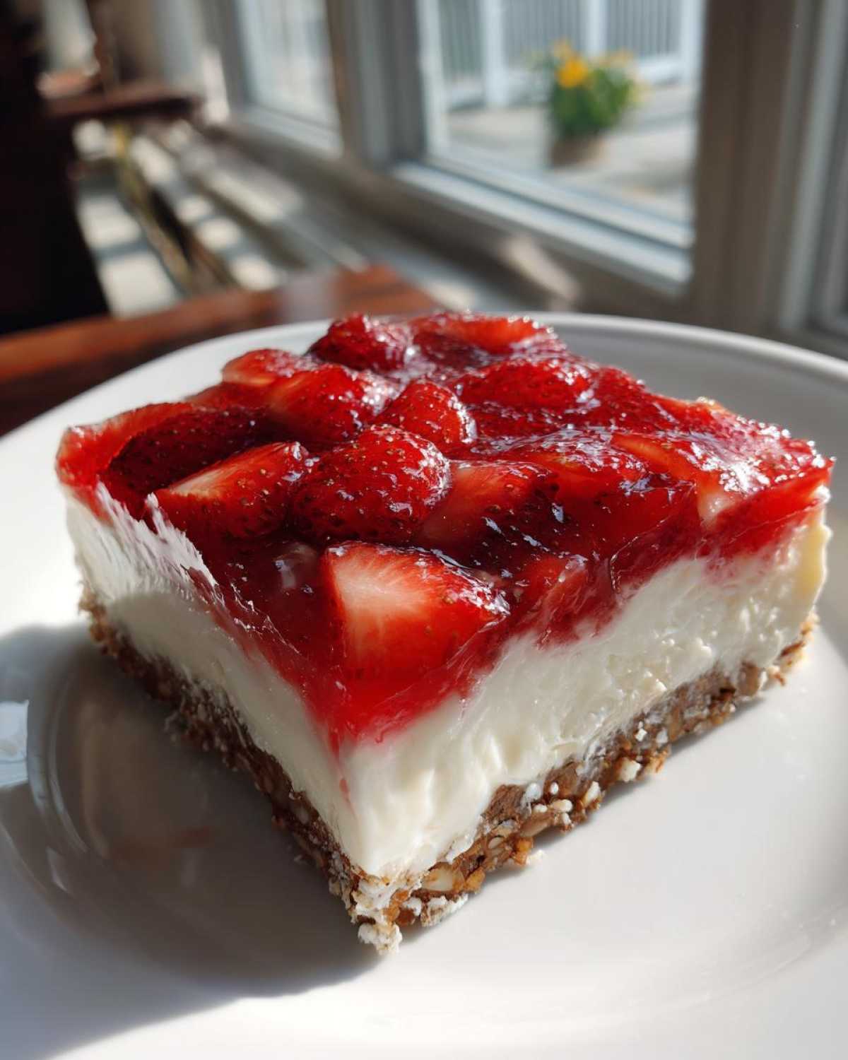 Strawberry Pretzel Salad - detail 2