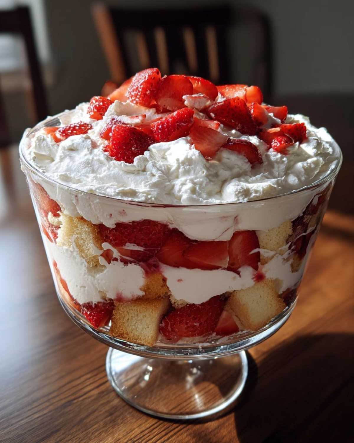 Strawberry Shortcake Trifle - detail 1