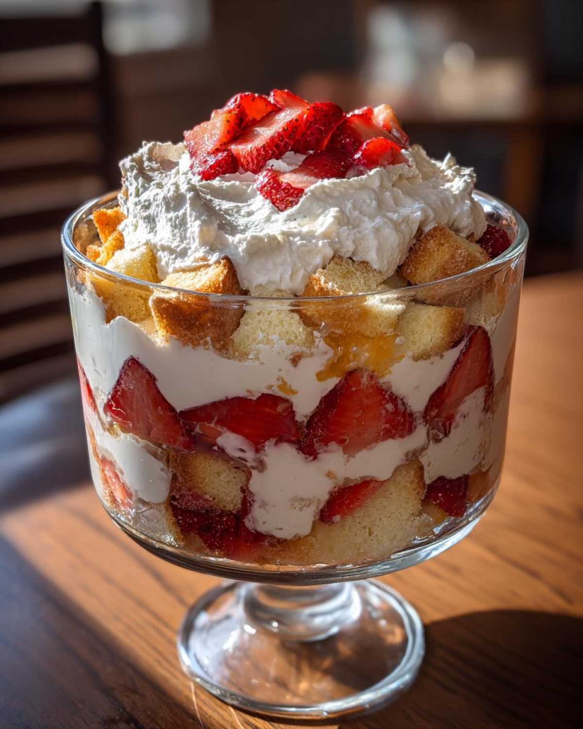 Strawberry Shortcake Trifle - detail 2