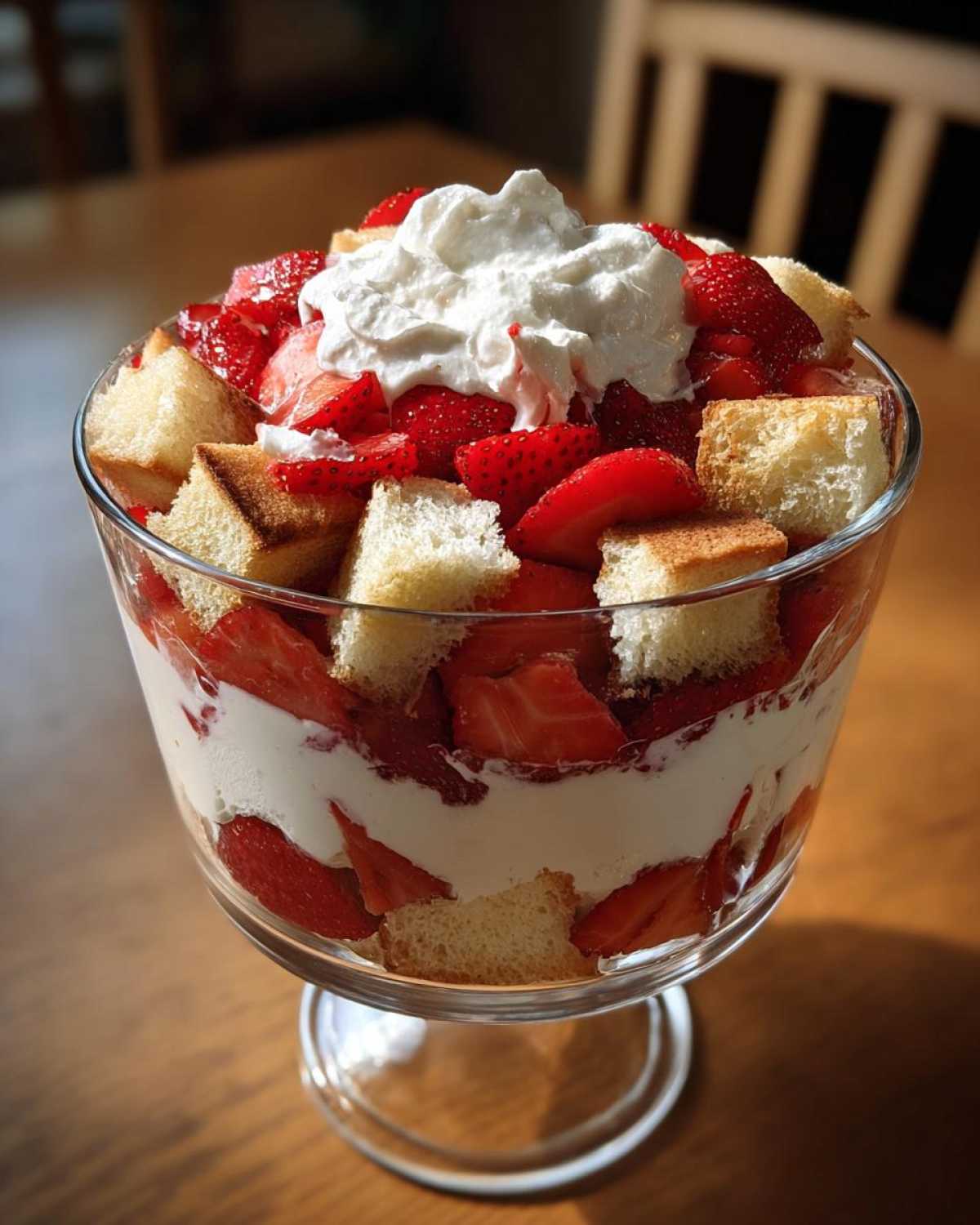 Strawberry Shortcake Trifle - detail 3