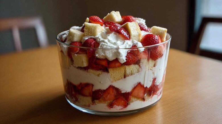 Strawberry Shortcake Trifle