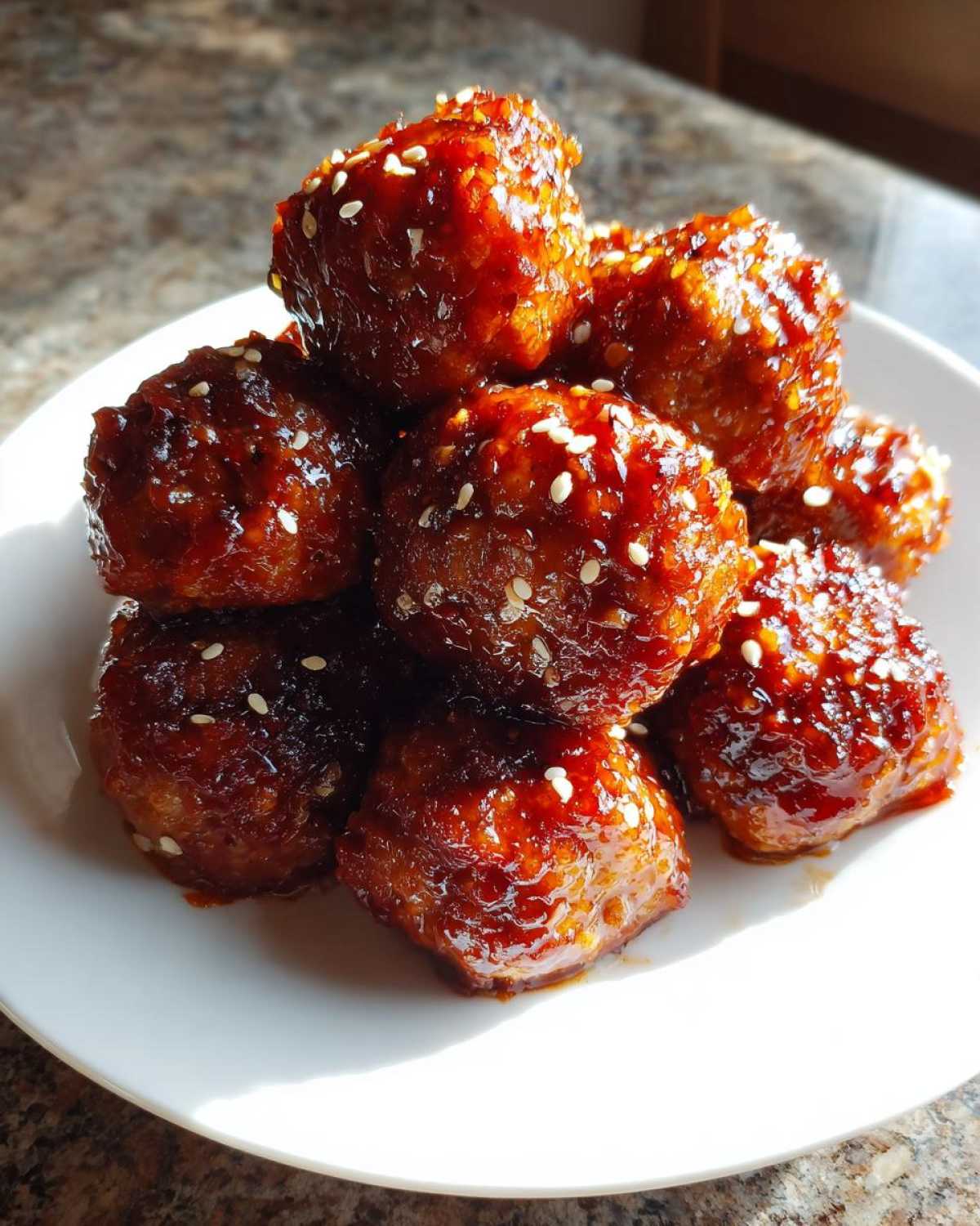 Sweet Chili Glazed Cocktail Meatballs - detail 4