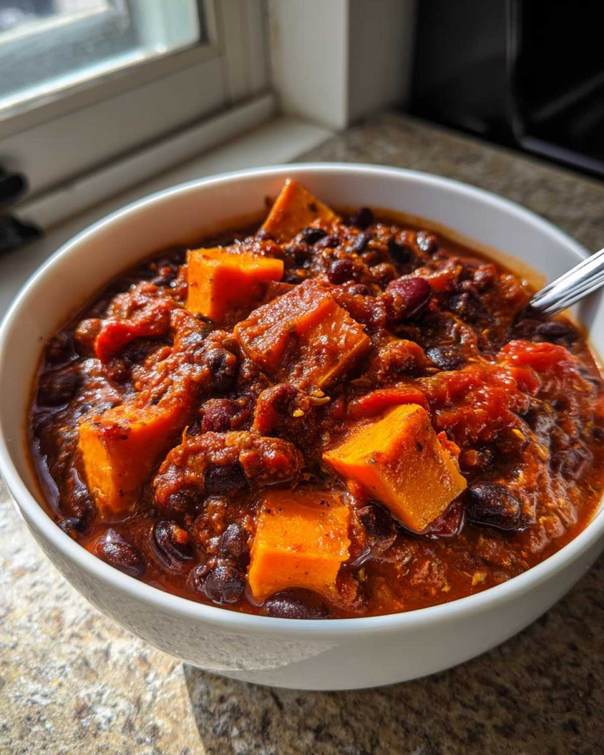 Sweet Potato Black Bean Chili - detail 4