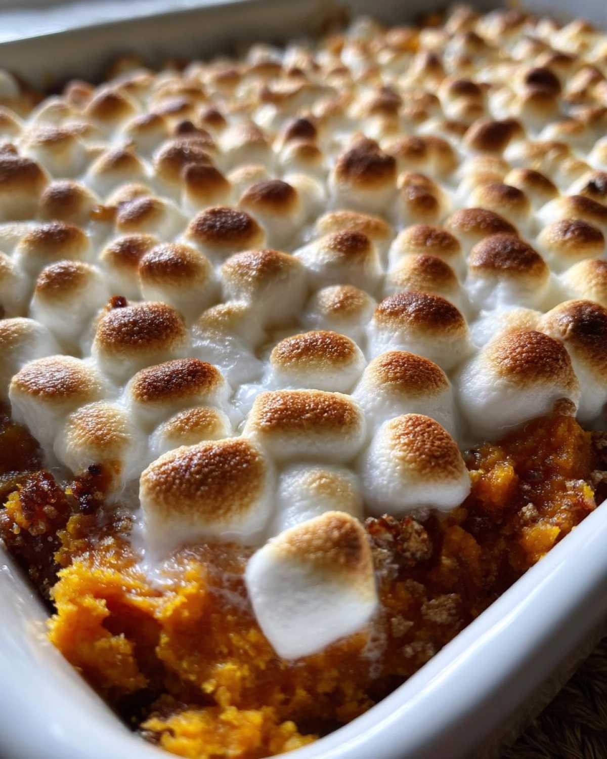 Sweet Potato Casserole with Marshmallows - detail 1