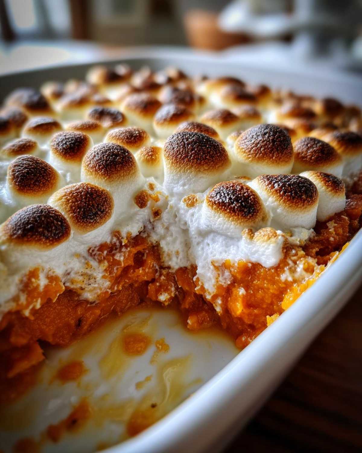 Sweet Potato Casserole with Marshmallows - detail 4
