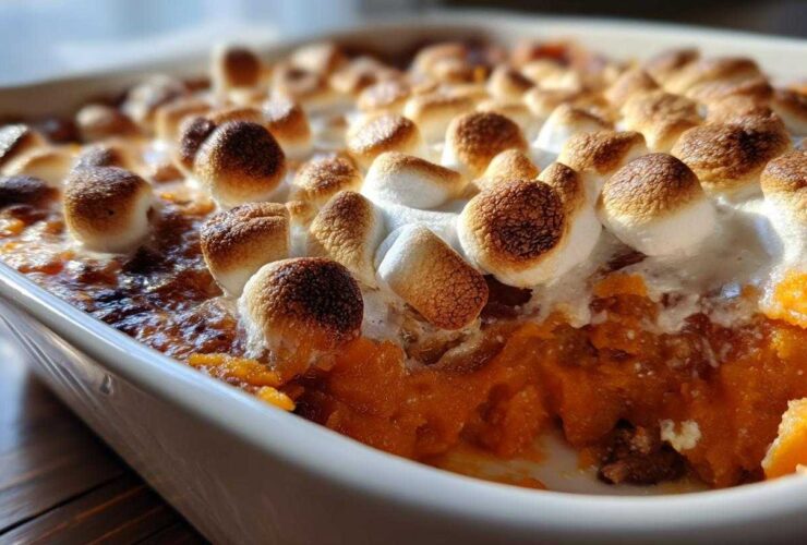 Sweet Potato Casserole with Marshmallows