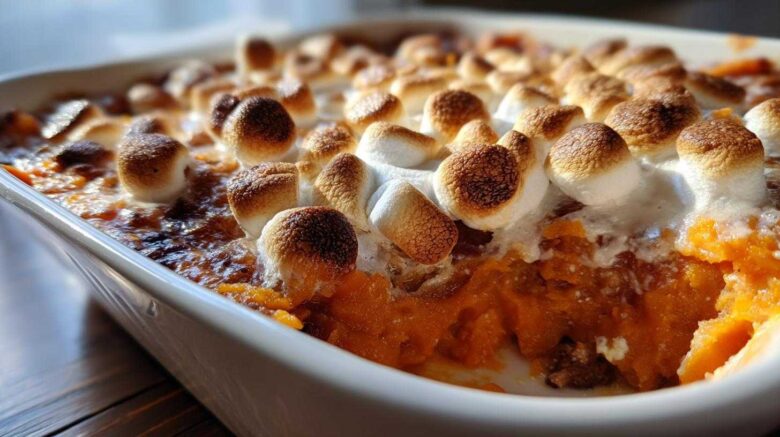 Sweet Potato Casserole with Marshmallows