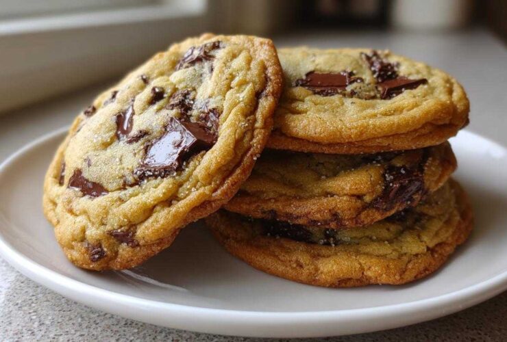 Tahini Chocolate Chip Cookies