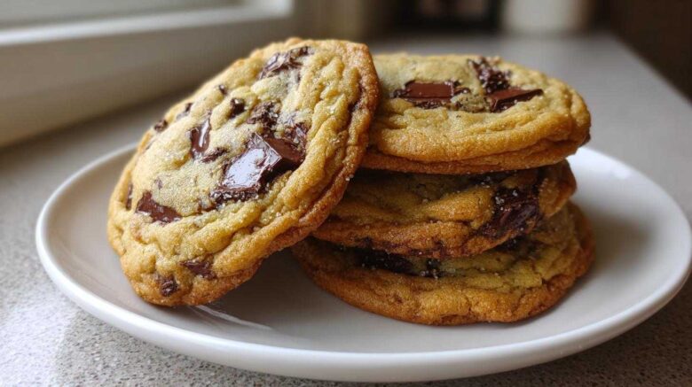 Tahini Chocolate Chip Cookies