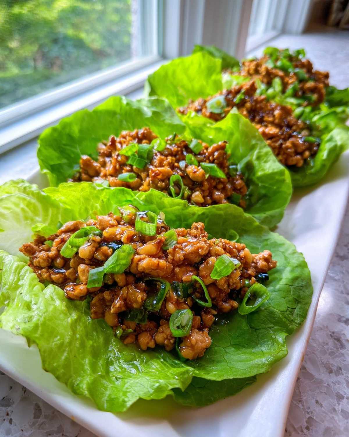 Teriyaki Chicken Lettuce Wraps - detail 4