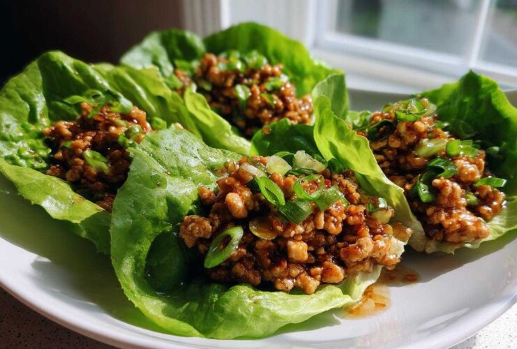 Teriyaki Chicken Lettuce Wraps