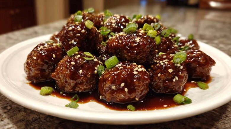 Teriyaki Glazed Meatballs