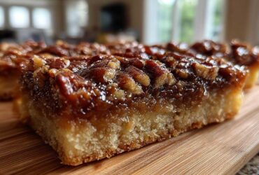 Toffee Pecan Pie Bars