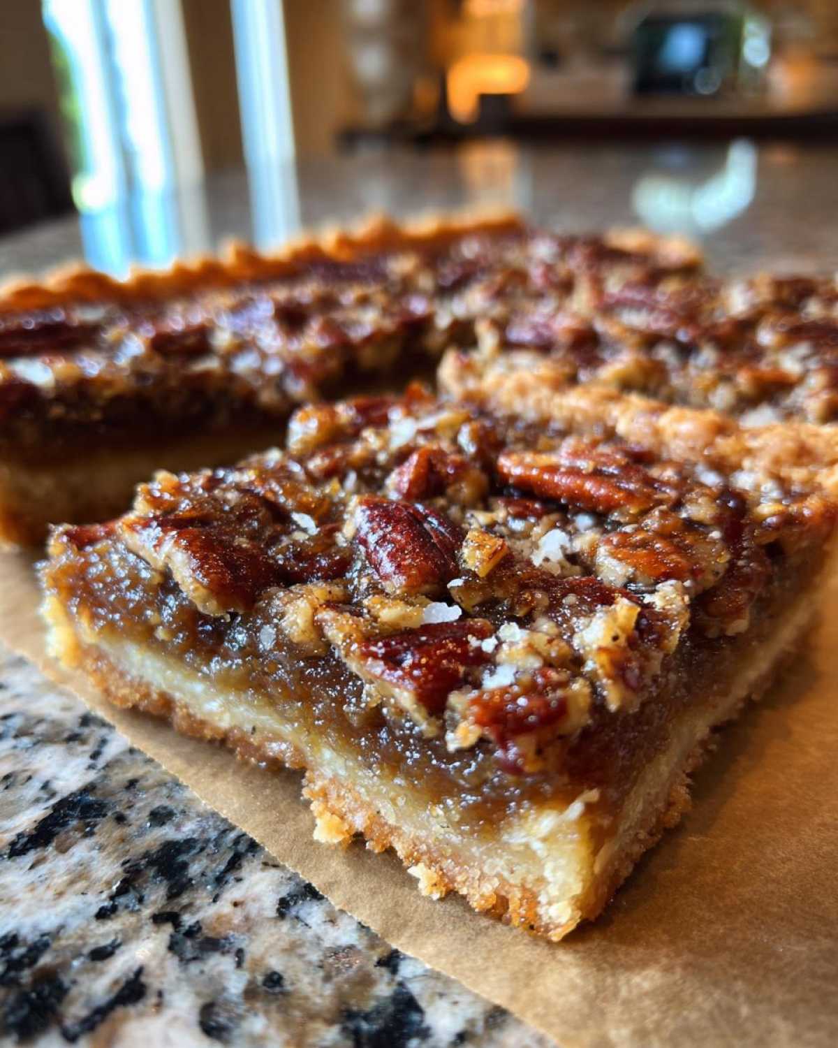 Toffee Pecan Pie Bars - detail 4