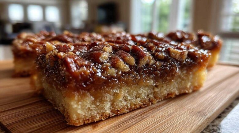 Toffee Pecan Pie Bars