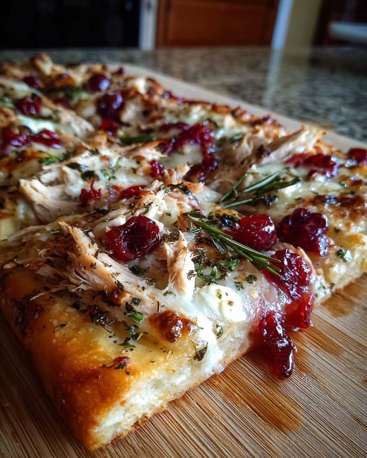 Turkey Cranberry Flatbread - detail 1