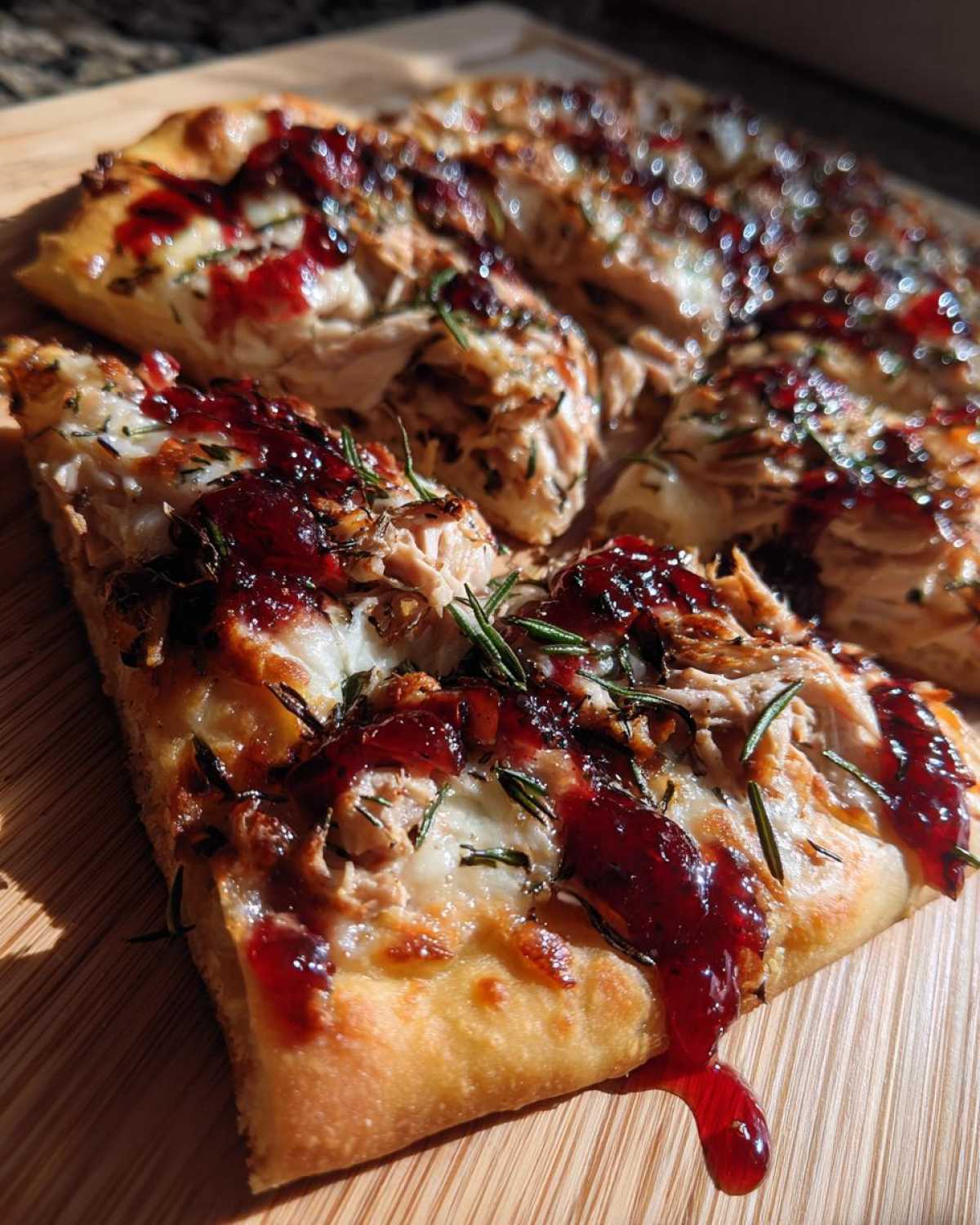 Turkey Cranberry Flatbread - detail 2