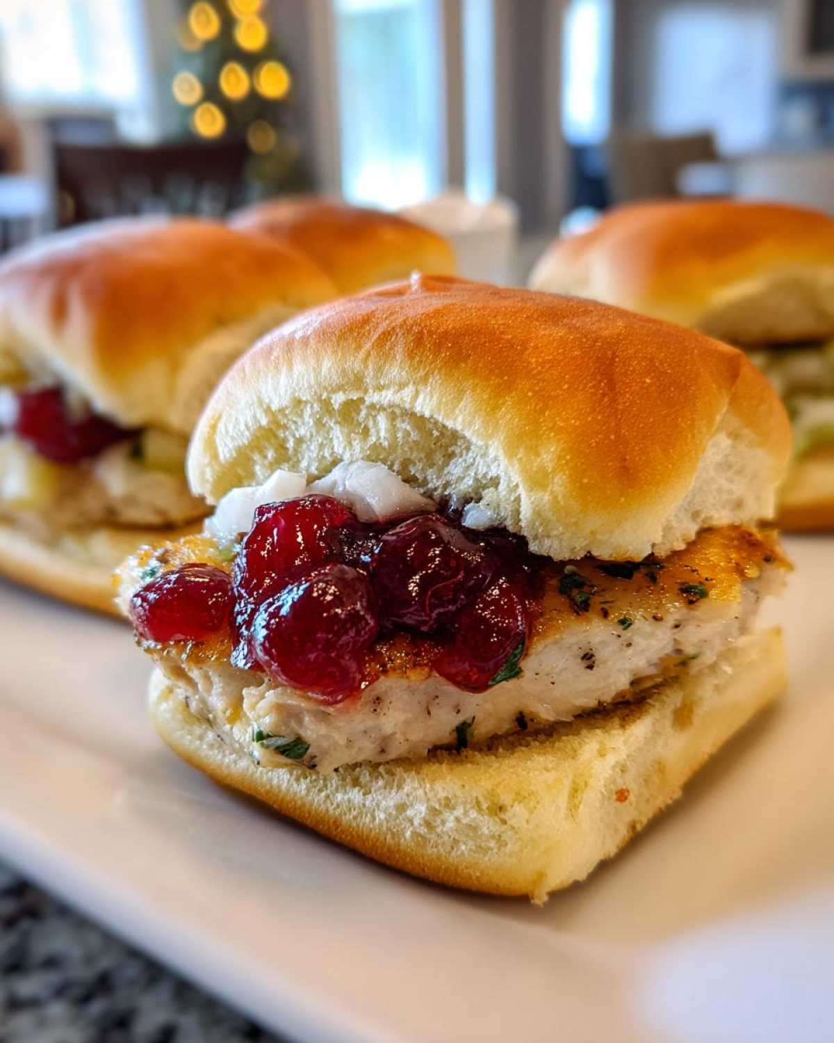 Turkey Cranberry Sliders - detail 2