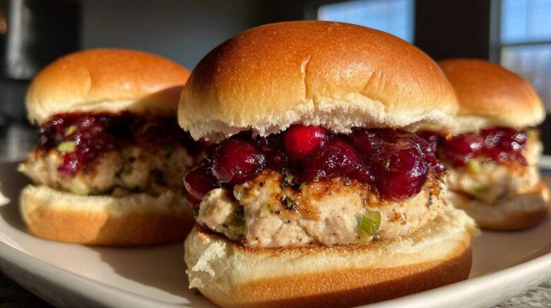 Turkey Cranberry Sliders
