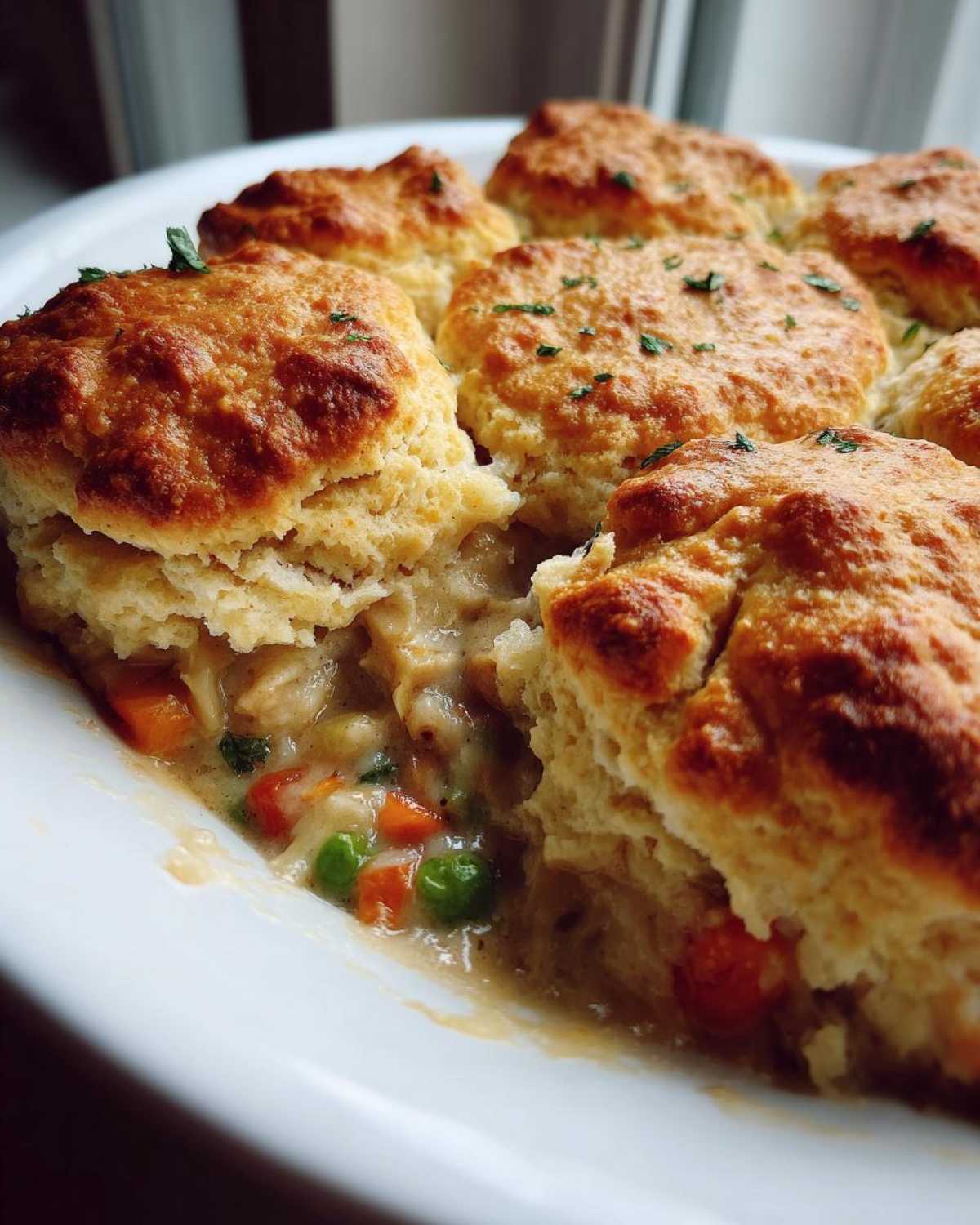 Turkey Pot Pie with Biscuit Crust - detail 2