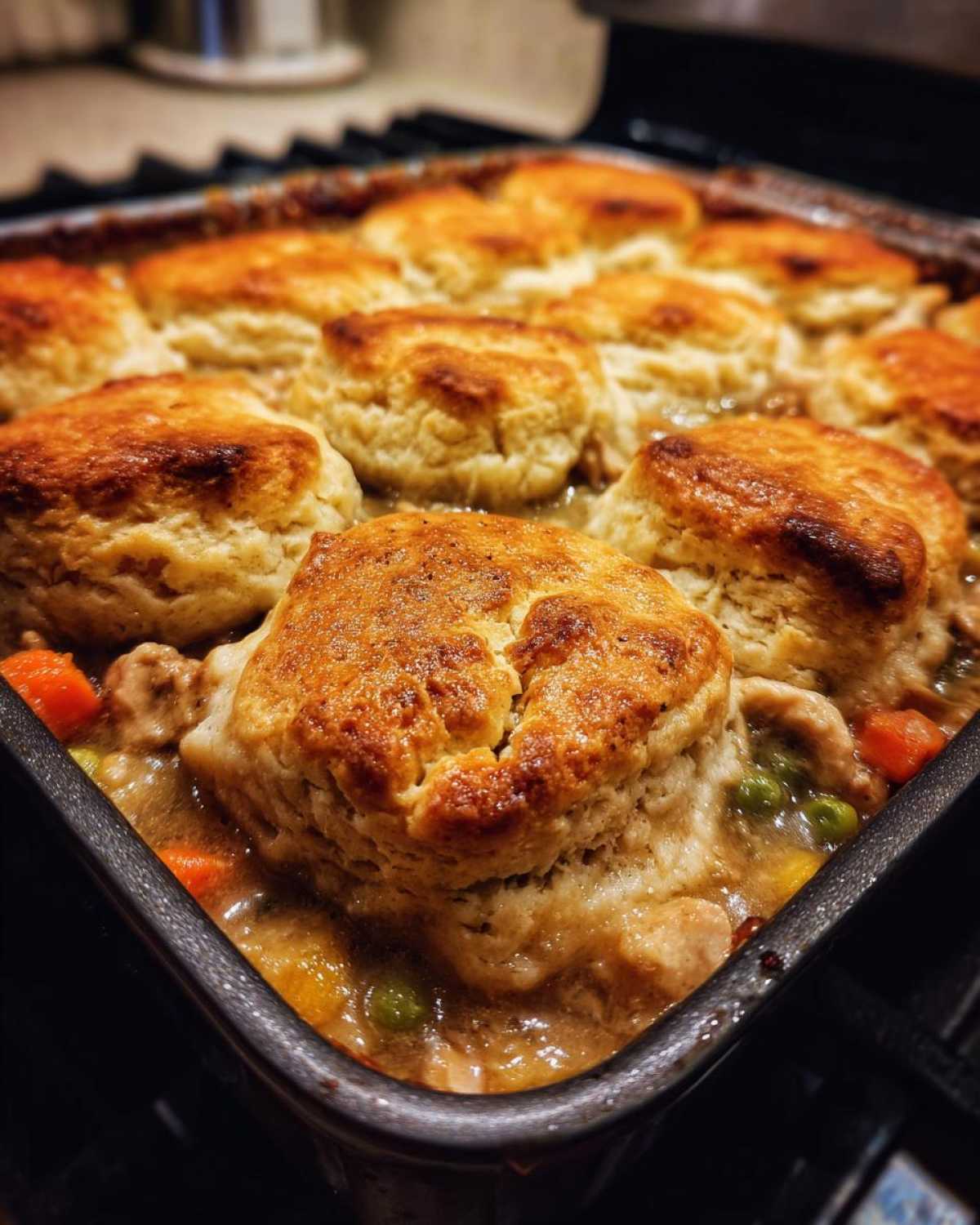 Turkey Pot Pie with Biscuit Crust - detail 3