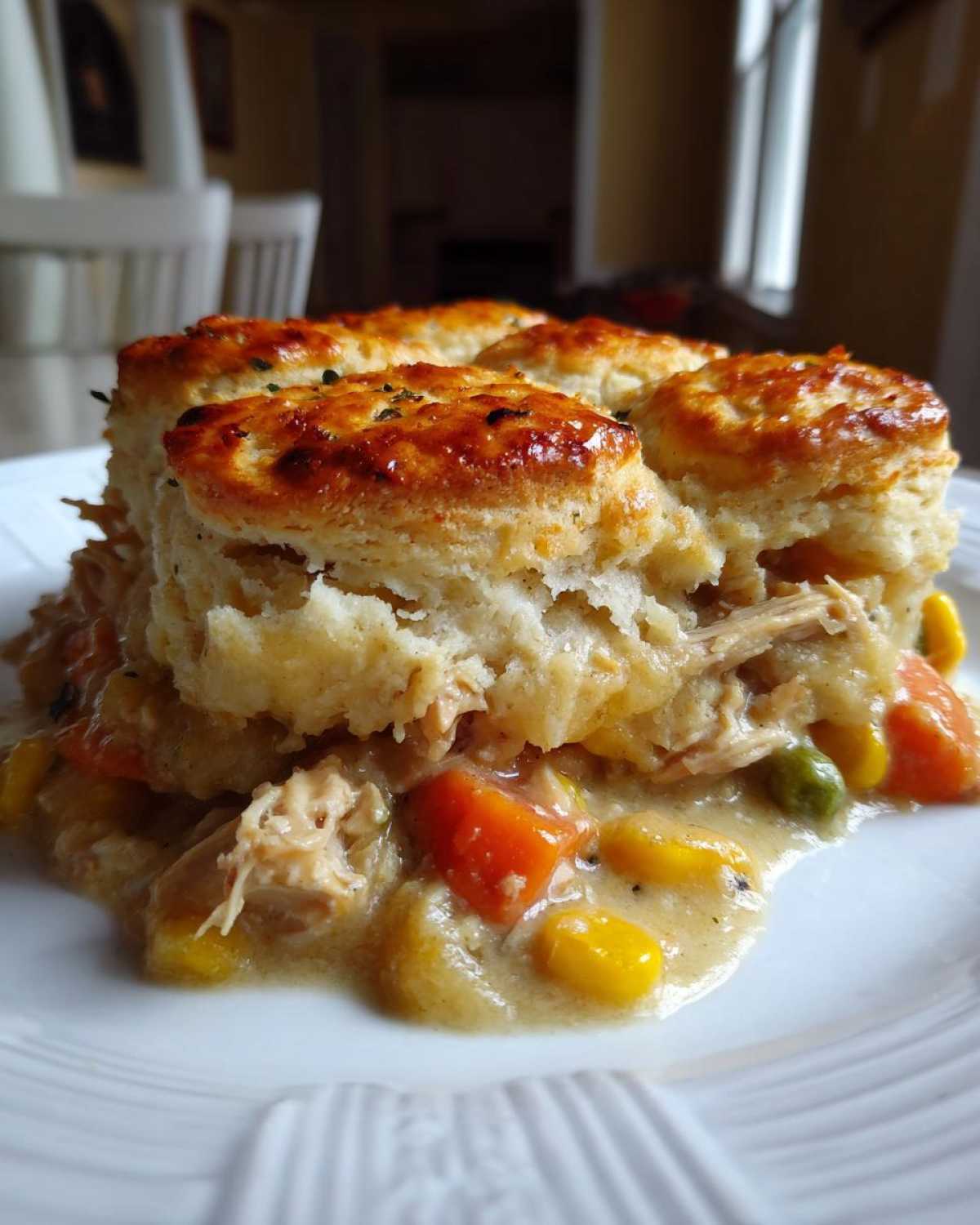Turkey Pot Pie with Biscuit Crust - detail 4