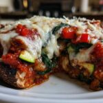 Veggie Stuffed Portobello Pizzas