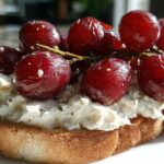 Whipped Feta with Roasted Grapes