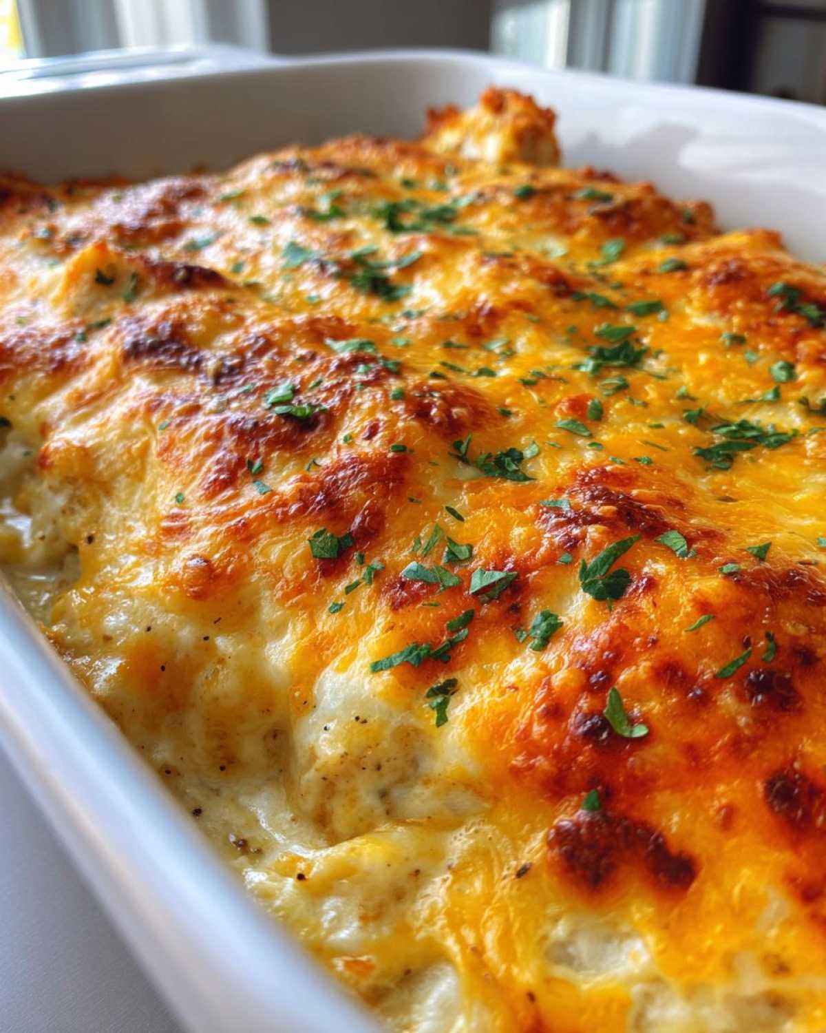 White Chicken Enchilada Bake - detail 1