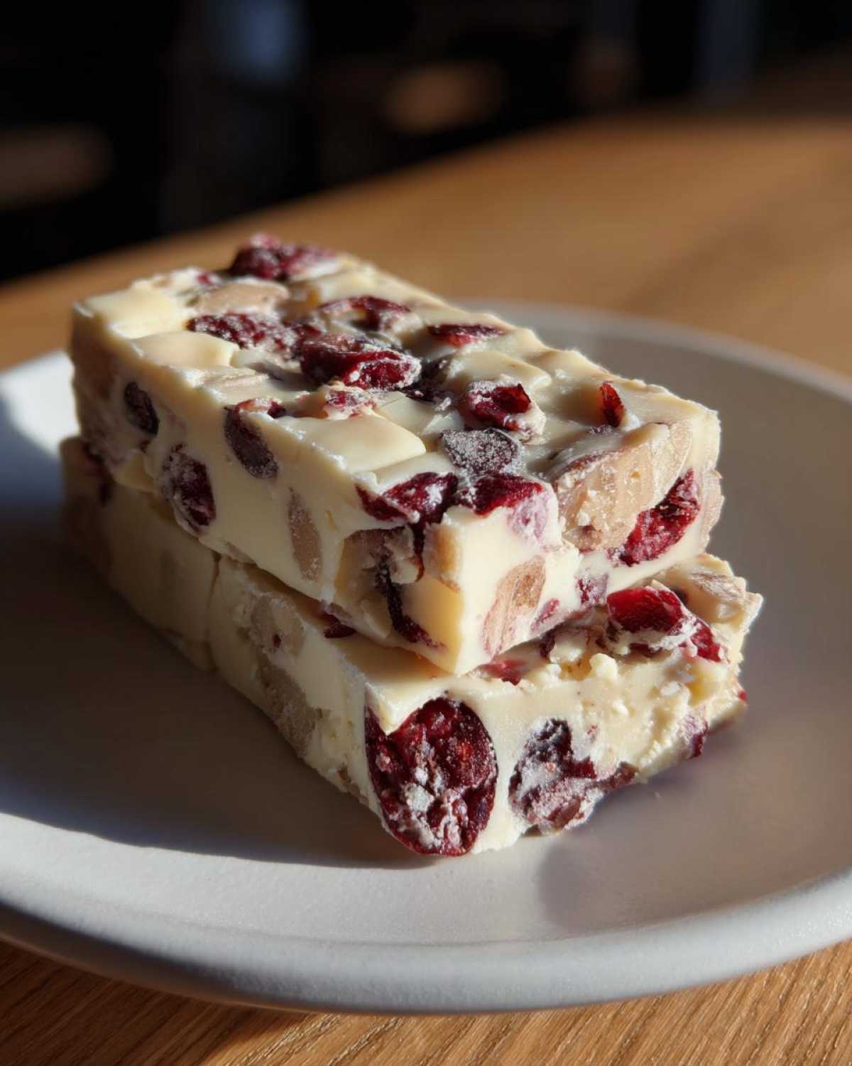 White Chocolate Cranberry Fudge - detail 3