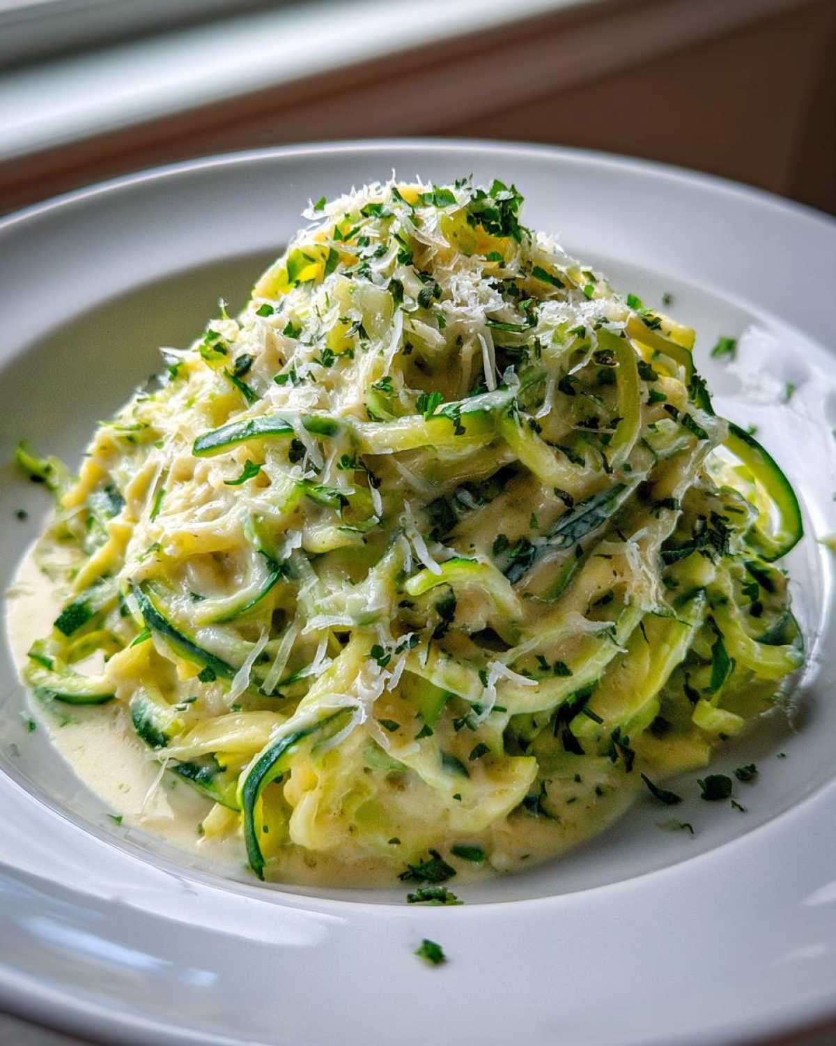 Zucchini Noodle Alfredo - detail 1