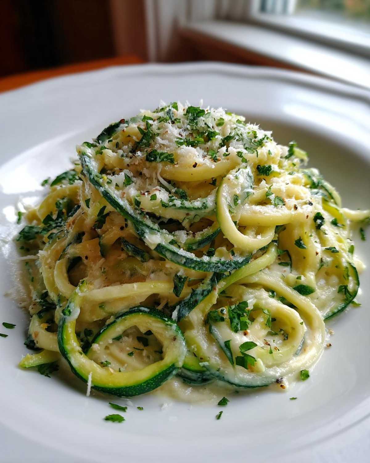 Zucchini Noodle Alfredo - detail 4